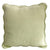 Damask Green Scallop Cushion (45 x 45cm)