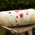 Floral Ivory Red Flowers English Country Rose Bolster