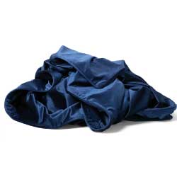 Florence Navy Velvet Throw (140 x 220cm) by Angads – Cottonbox Pty Ltd