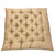 Hand Tucking Silk Padded Beige Floor Cushion (75 x 75cm)