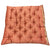 Hand Tucking Silk Padded Peach Floor Cushion (75 x 75cm)