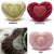 Lace Velour Heart Cushion (45cm)