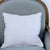 Linen Cotton White Coastal Cushion (40 x 40cm)