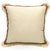 Moss Satin Ivory Cushion (40 x 40cm)