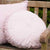 Pink Embroidered Floral Puff Cushion (65cm Dia)