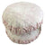 Quilted Round Pink Floral Cushion (50cm Dia)