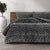 Cole Ash Faux Fur Quilt Cover Set