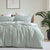 Frankie Stripe Sage Sheet Set