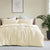 Frankie Stripe Yellow Quilt Cover Set