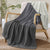 Isla Knitted Grey Throw (127 x 152cm)