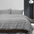 Jax Smoke Faux Fur Quilt Cover Set