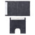 Algodon Lawson Ebony Plush Bath Mat
