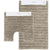 Algodon Lawson Taupe Plush Bath Mat