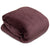 Lucia Aubergine Plush Velvet Blanket