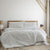 Norfolk White 3pce Comforter Set