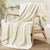 Quinn Knitted Coconut Milk Throw (127 x 152cm)