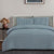 Rowe Teal Seersucker Quilt Cover Set