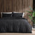 Rui Black Velvet Quilt Cover Set
