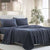 Teddy Fleece Navy Sheet Set