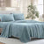 Teddy Fleece Sea Mist Sheet Set