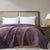 Teddy Fleece Mauve Blanket