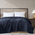 Teddy Fleece Navy Blanket