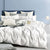 Vander Soft Grey Quilt Cover Set