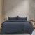 Vintage Washed Navy Quilt Cover Set