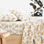 Grid Black Flannelette Sheet Set