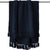 Asha Navy Throw (130 x 200cm + 10cm)