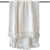 Asha White Throw (130 x 200cm + 10cm)