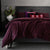 Channel Plum Quilt Cover Set