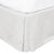 French Linen White Valance