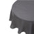 Linen Charcoal Round Tablecloth (228cm Dia)