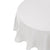 Linen Ivory Round Tablecloth (228cm Dia)