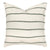 Linen Moss Stripe Square Cushion (50 x 50cm)