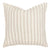 Linen Natural Stripe Square Cushion (50 x 50cm)
