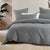 Panama Steel Jacquard Quilt Cover Set