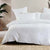 Panama White Jacquard Quilt Cover Set