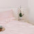 Pink Salt Fitted Sheet And Pillowcase Set