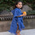 HiLo Kids Poncho Solana Blue
