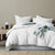 Belgium Linen White Quilt Cover Set