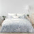 Biarritz Blue Cotton Jacquard Quilt Cover Set