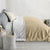 New York Ribbed Taupe Blanket (210 x 220cm)
