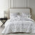 Leona White 4pce Bedspread Set