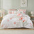 Petalyn White Quilt Cover Set