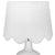 Scallop White Fabric Shade 2 Pack