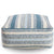 Southampton Stripe Outdoor Ottoman (75W x 75D x 30H cm)