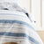 Province Stripe Blue Throw (135 x 155cm)