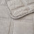 Embroidered Square Smokey Grey Throw (135 x 155cm)